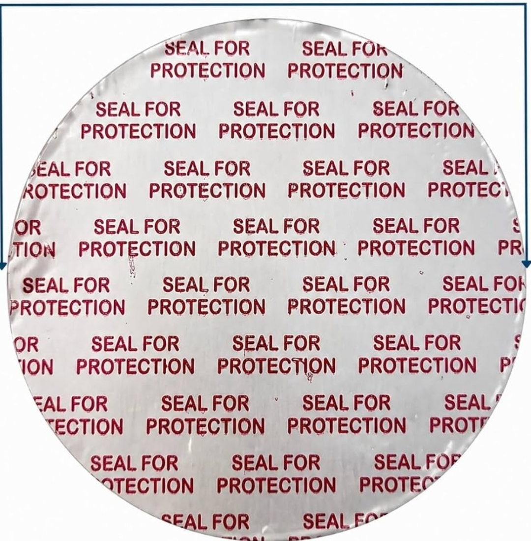 125 mm Blister foil seal for pet jar
